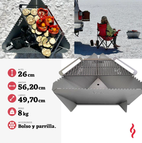 Fogonero Ñuke Onix 500 PLATA