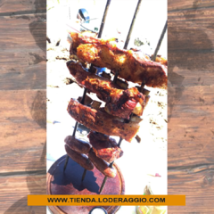 Asador Portátil 3 Pinches Regulable - comprar online