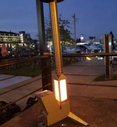 Estufa A Pellets Rocket Flow Para Exteriores CON TOLVA