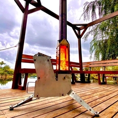 Estufa A Pellets Rocket Flow Para Exteriores - comprar online