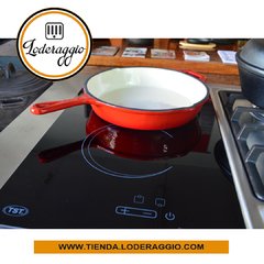Sartén Roja de Hierro Esmaltado 26 cm