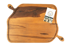 Tabla Artesanal de Madera Recuperada 50x50
