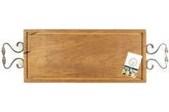 Tabla Artesanal CON PINZA de Madera Recuperada 66x22 en internet