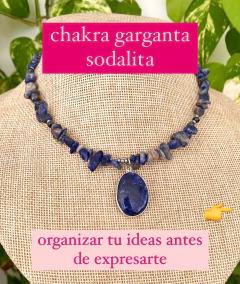 collar corto gargantilla escallas oval organizo mis ideas sodalita - Laura Duki accessories