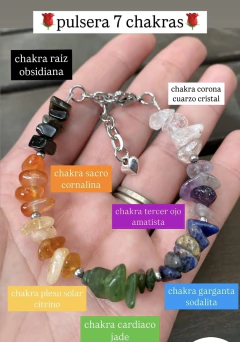 Pulsera escallas 7 chakras en internet