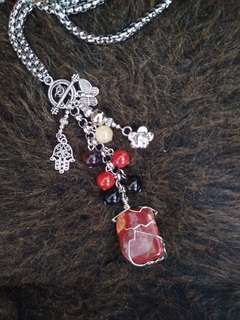 collar Fortaleza jaspe poppy