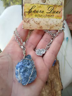 cadena larga sodalita en bruto