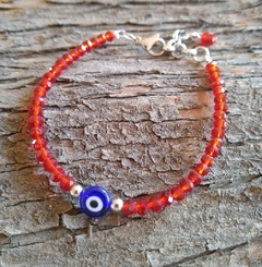 Pulsera fuera mala onda ojito azul