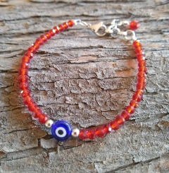 Pulsera fuera mala onda ojito azul