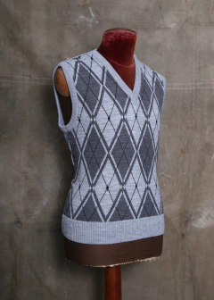 Colete Tricot Losango na internet