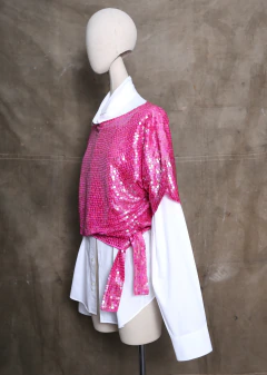 Blusa Paetê Pink
