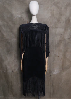 Vestido Franjas