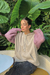 Buzo Allen handmade / Beige & Wine - comprar online