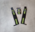 WRIST WRAPS MUÑEQUERA (VERDE NEON CON NEGRO)