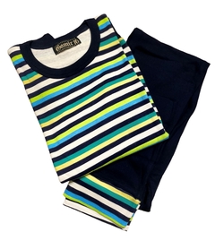PIJAMA UNISEX RAYADO