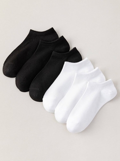 Soquete BLANCO Y AZUL pack x 3 pares en internet