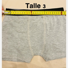 BOXER DE CHICOS, PERSONALIZADOS PACK X 3