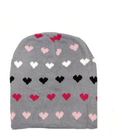GORRO CORAZON DE NIÑA - comprar online