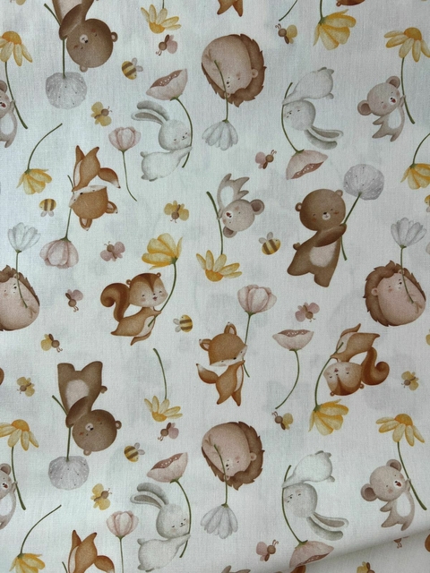 FLANELA BICHO FLOR