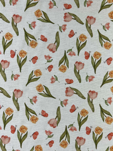 FLANELA TULIPAS - comprar online