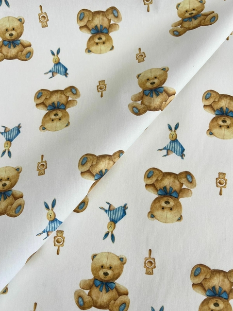 TRICOLINE URSO LAÇO AZUL- 50CM - comprar online