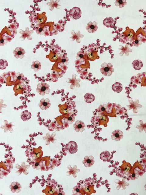 TRICOLINE URSO COROA DE FLORES - 50CM - comprar online