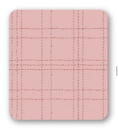 TRICOLINE QUADRICULADO PONTILHADO- ROSÉ (50 CM) - comprar online