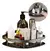OUTLET LEER DESCRIPCION Organizador Estante Esquinero Negro Autoadhesivo Baño