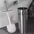 OUTLET LEER DESCRIPCION Cepillo Escobilla Limpia Inodoro Sanitario Baño Acero Base - comprar online