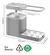 OUTLET LEER DESCRIPCIÓN Dispenser Detergente Esponja Toalla Cocina Jabón Drenaje