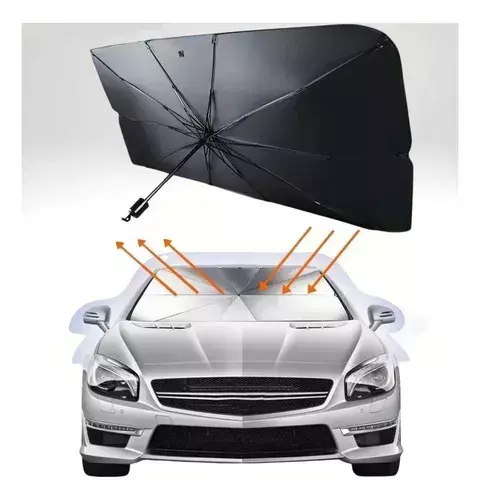 OUTLET LEER DESCRIPCION Cortina Parasol Rayos Uv Metalizada Plegable Auto Parabrisas - comprar online