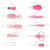 Kit de Cuidado de Bebe Inicial Rosa