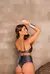 BIQUINI MEIA TAÇA HOT PANT COM CINTO NAVY na internet