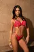 BIQUINI ILLUSION COM PEDRARIAS FLOR TROPICALIENTE - loja online