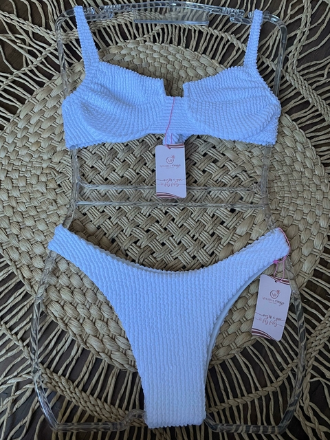 BIQUINI MEIA TAÇA BRANCO - comprar online