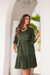 VESTIDO MIDI | VISCOLINHO | PAOLA - loja online