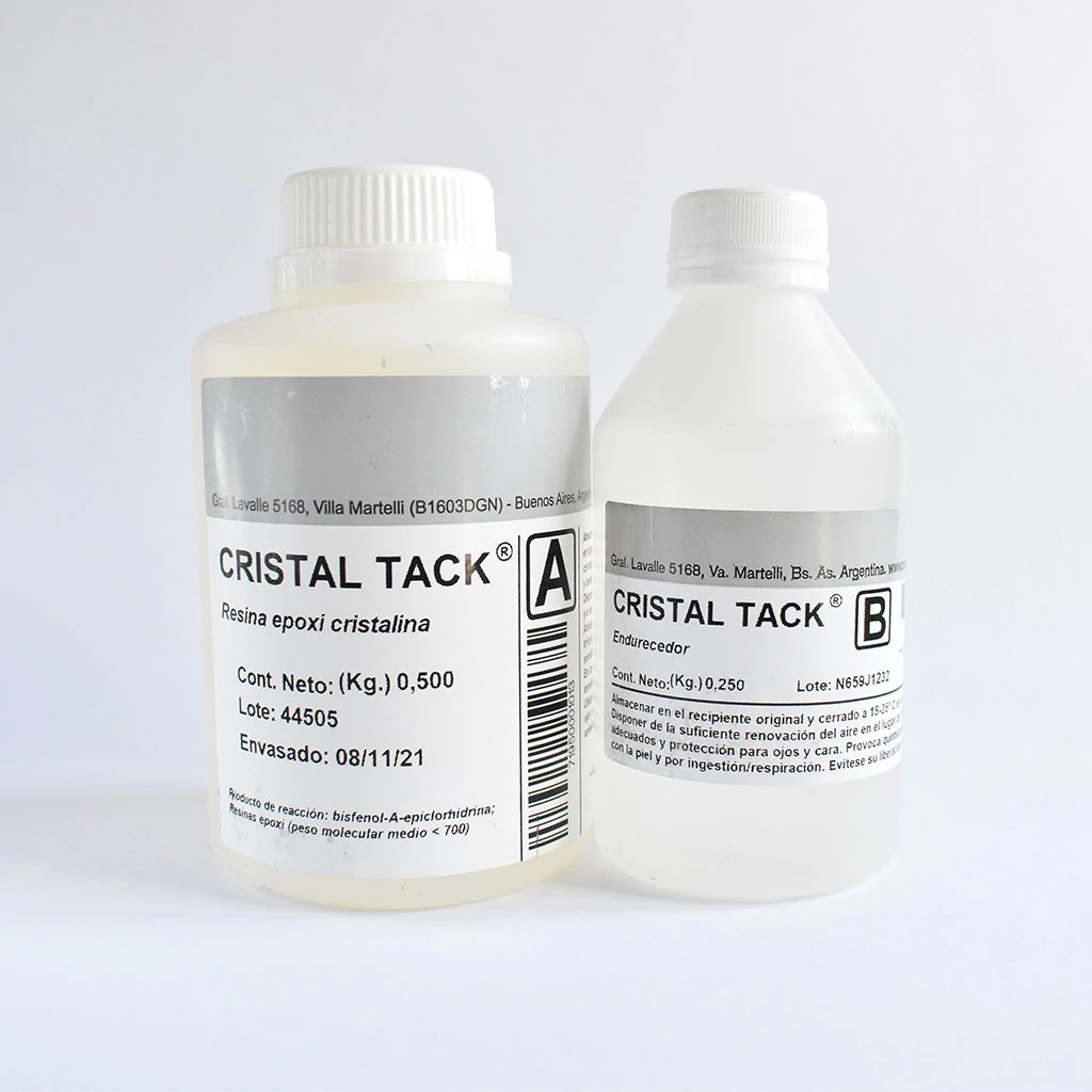 Resina epóxi cristal 750 grs