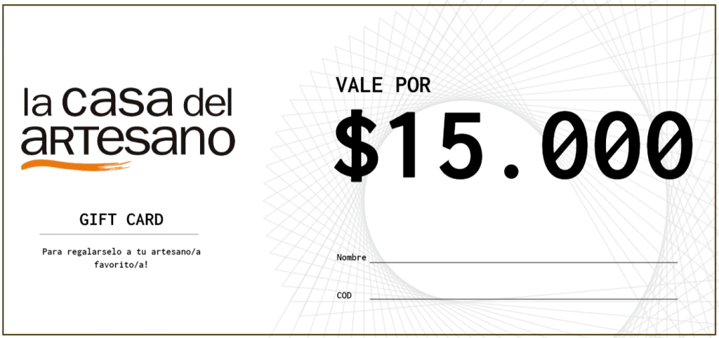 GIFT CARD $15.000