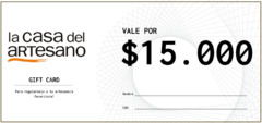 GIFT CARD $15.000