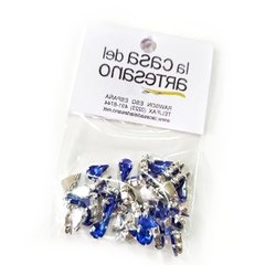 Gemas engarzadas (Gota 10x6) - comprar online