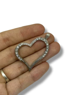 Dije corazon c/strass - comprar online