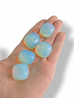 Piedra de la Luna / Opalina rolada x100g - comprar online