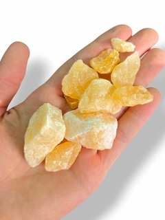 Calcita Amarilla/Dorada en bruto x100g - comprar online