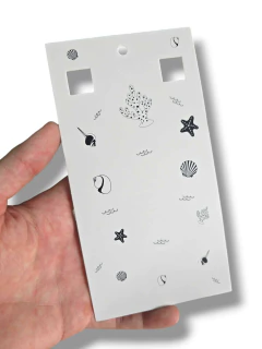 Exhibidores Carton Bijou x10u Mar - comprar online