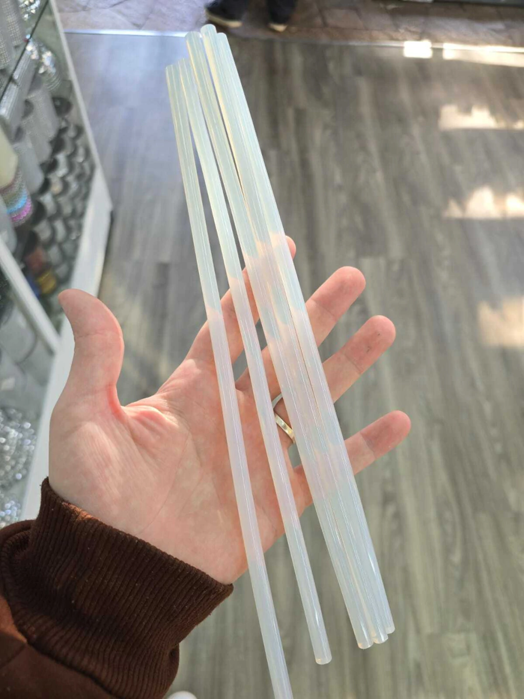 Barras silicona fina (7mm) x5u TekBond