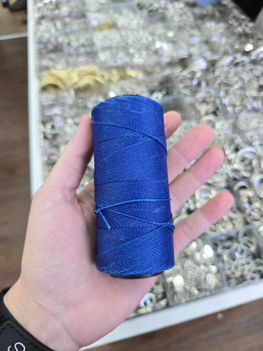 Hilo Encerado Brasilero Azul x200m