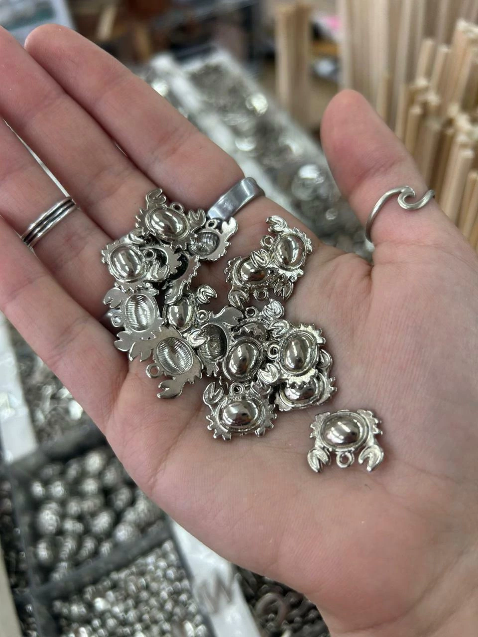 Dijes fundicion cangrejo x20g