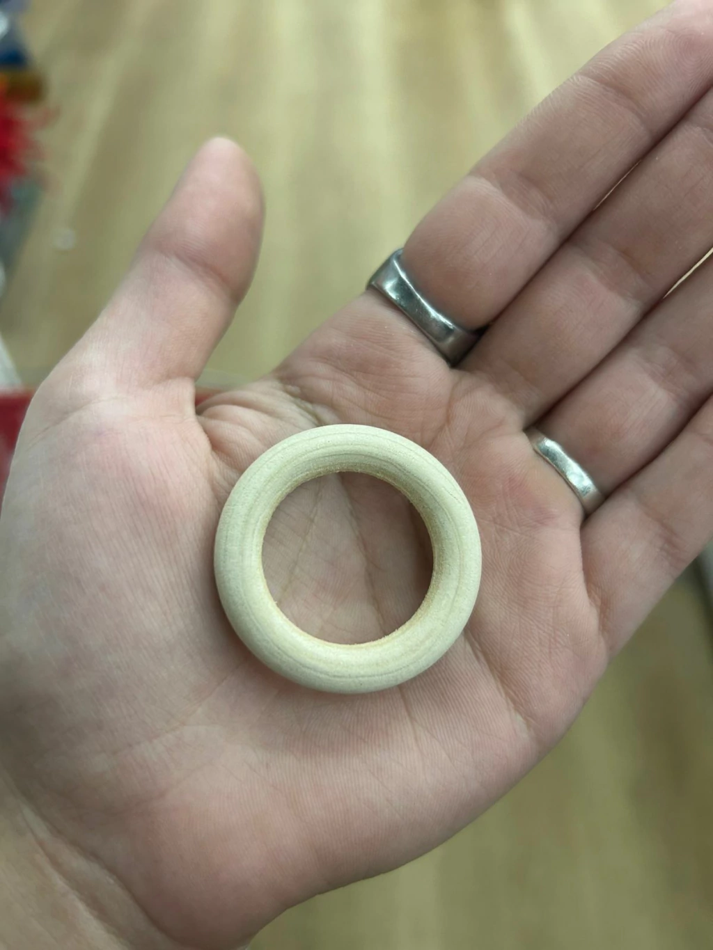 Argolla madera 4mm