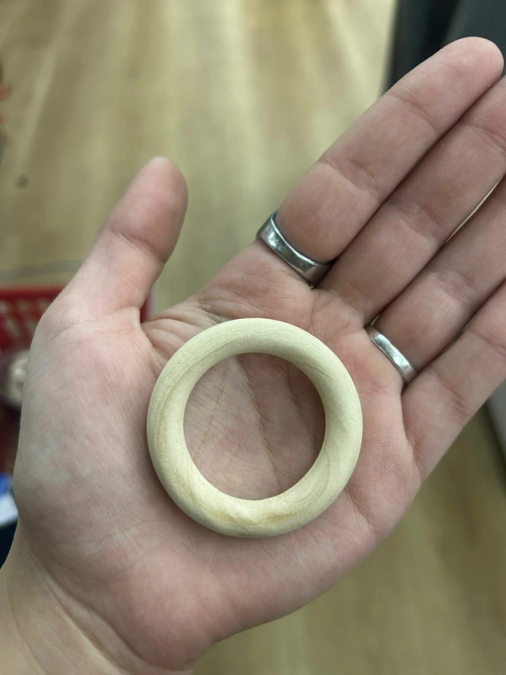 Argolla madera 5mm
