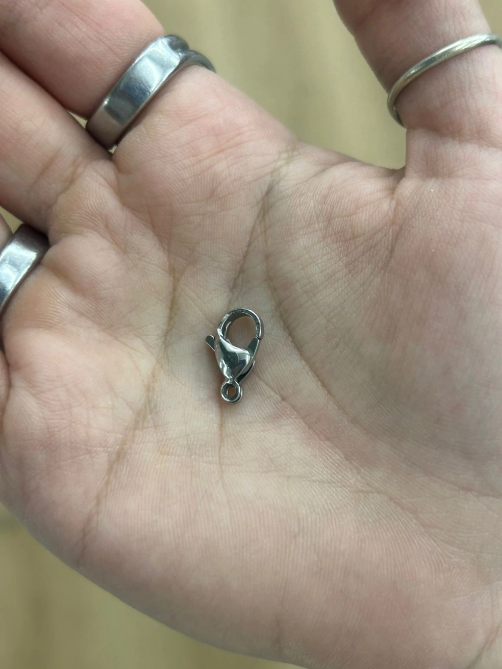 Mosqueton de acero quirurgico 15mm